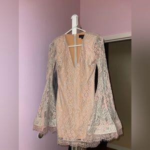 Michael Costello Moseley Lace Mini Dress